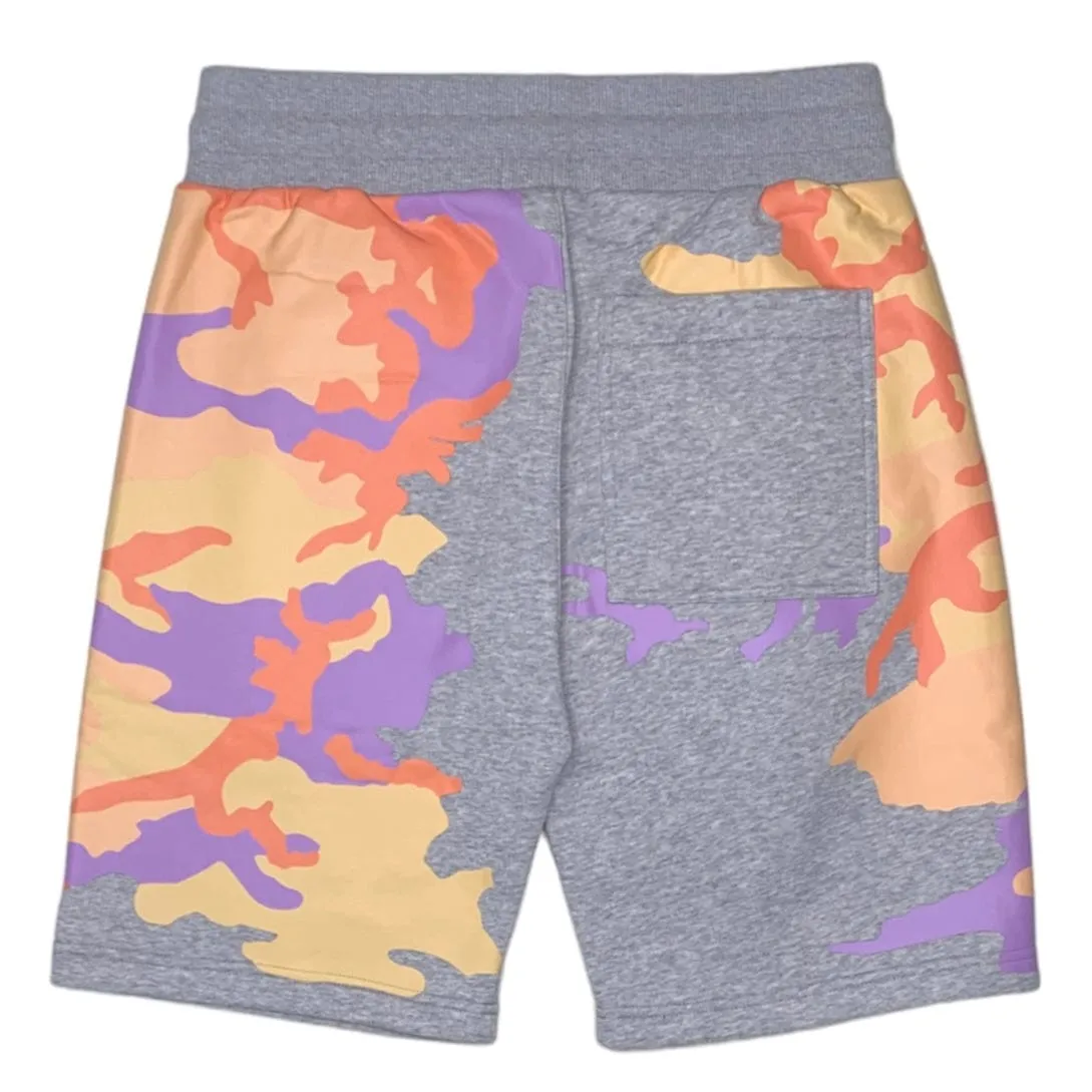 Cookies Fresh Air Fleece Camo Shorts (Heather Grey) 1565B6786