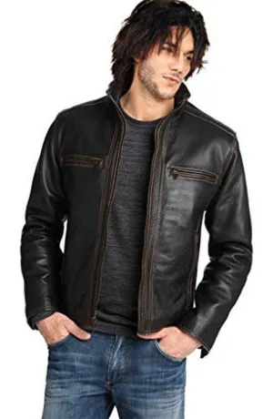 Leather jacket