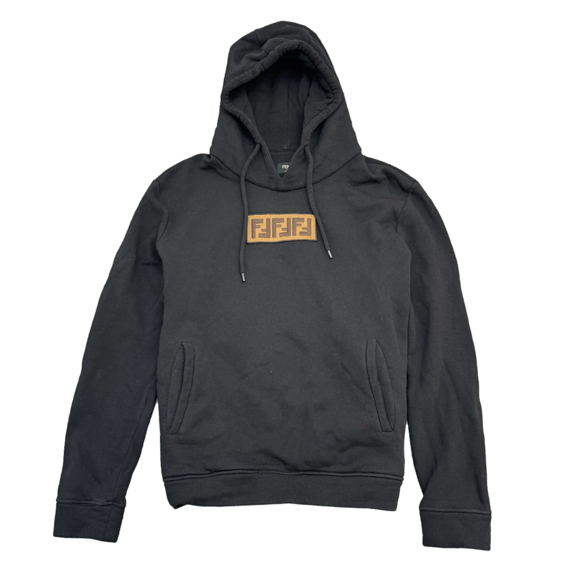 Men's Box Logo Hoodie Black Size IT 50 / UK L